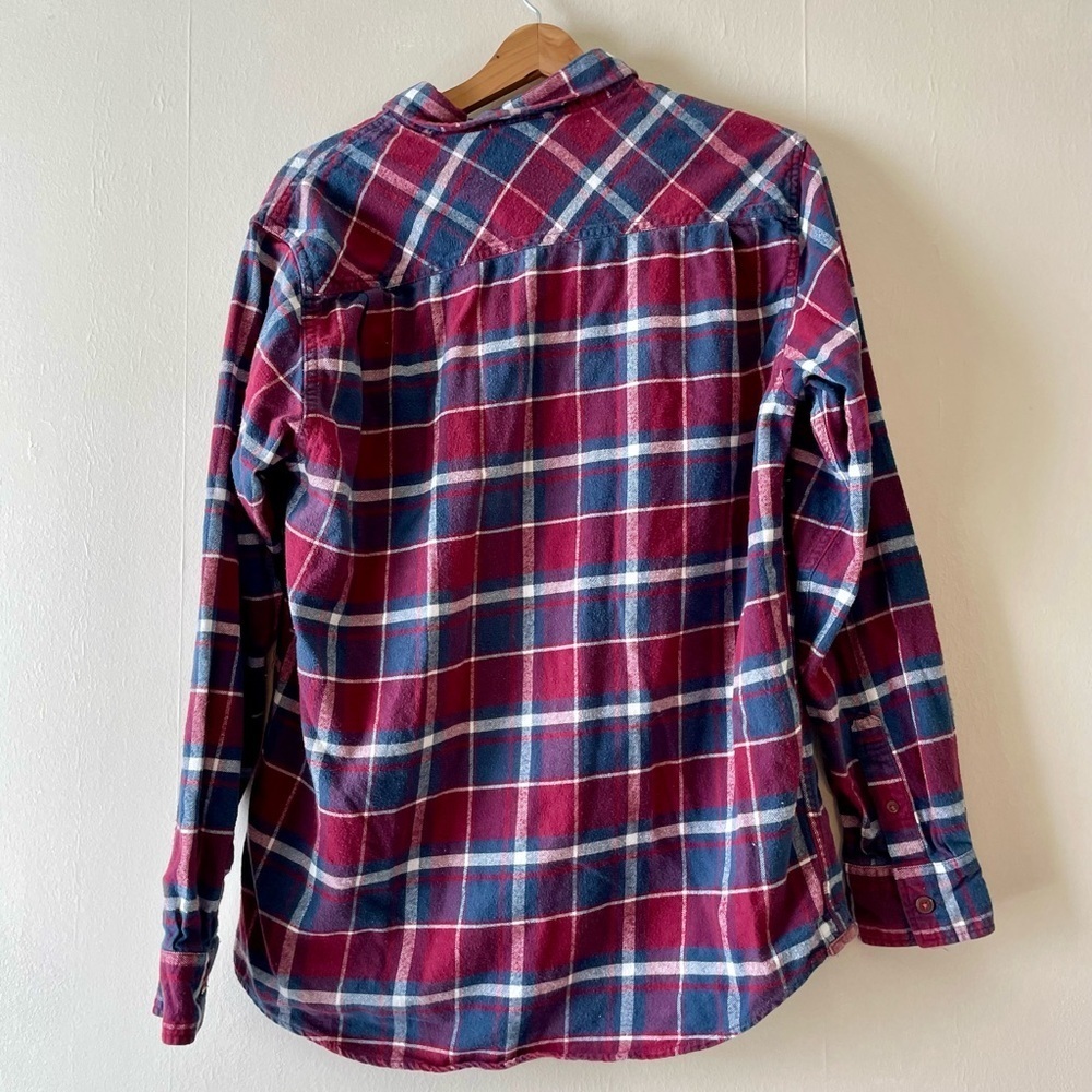 Weatherproof Vintage CLOSET CLEANOUT Flannel-Blue and Red-Size M - Picture 5 of 5